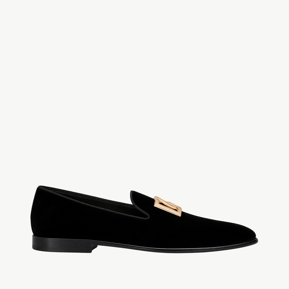 D & G Loafer Black and Gold