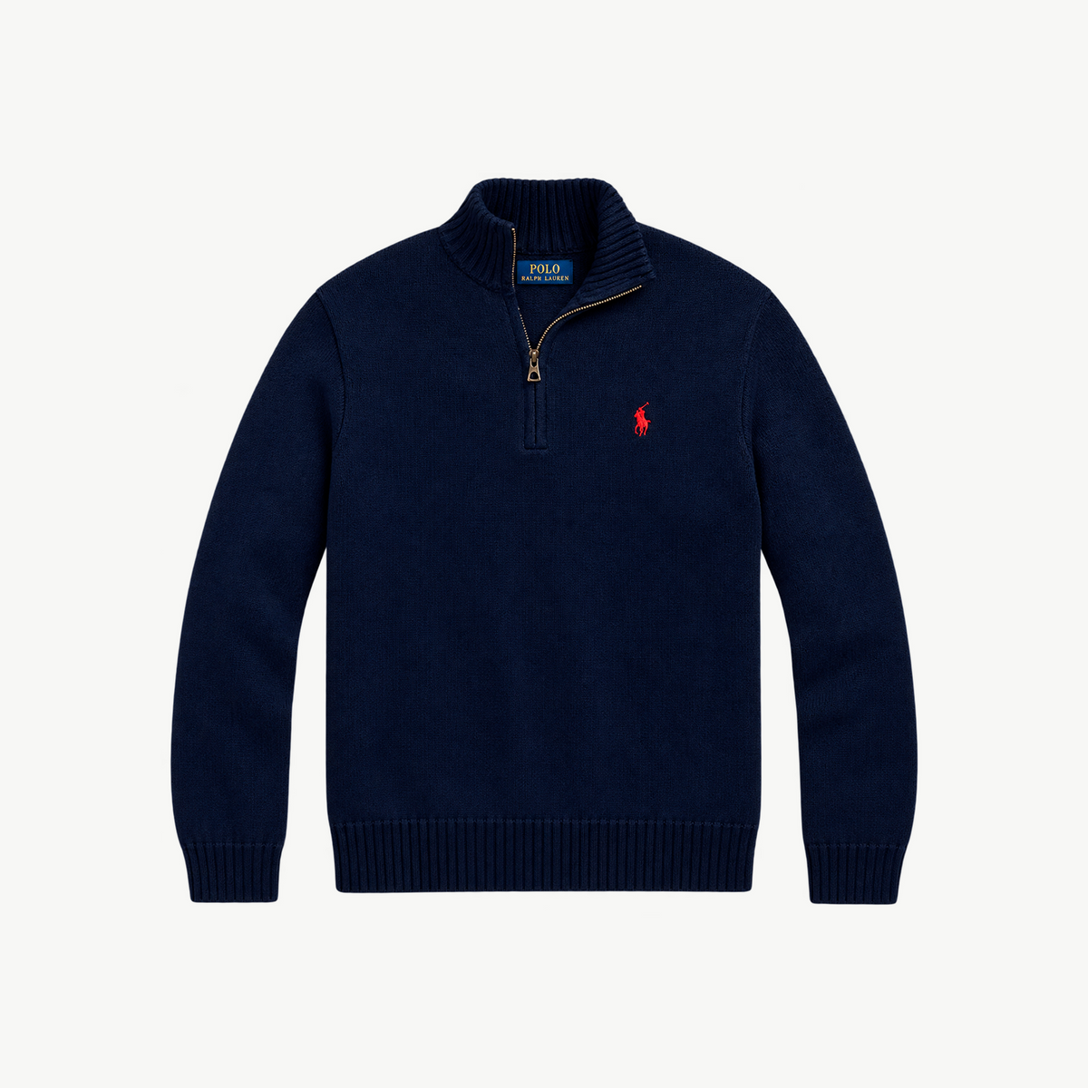 Suéter Polo 1/4 ZIP Hunter Navy